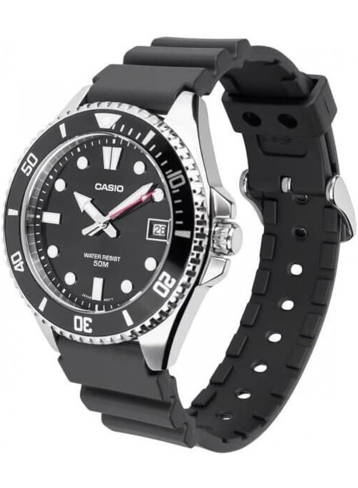 CASIO Unisex Dive Watch - MDV-10-1A1VDF Black Dial - Image 2